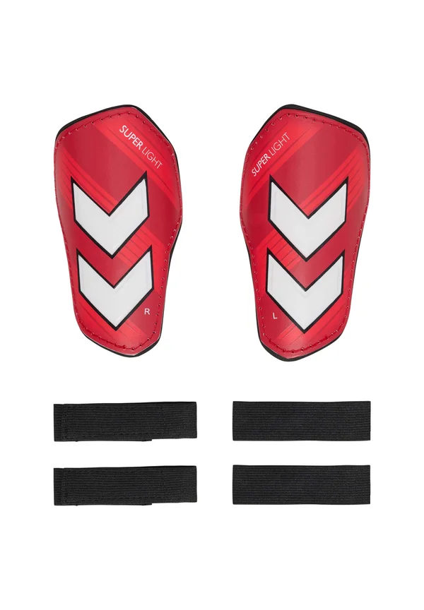 SHIN SUPER - Shin pads - pompeian red