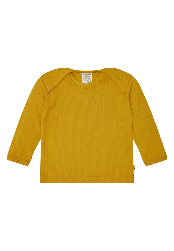 SHIRT LANGARM UNI MIT RIPPE - Jumper - curry