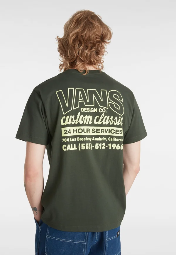 SHOP FRONT - Print T-shirt - dark green