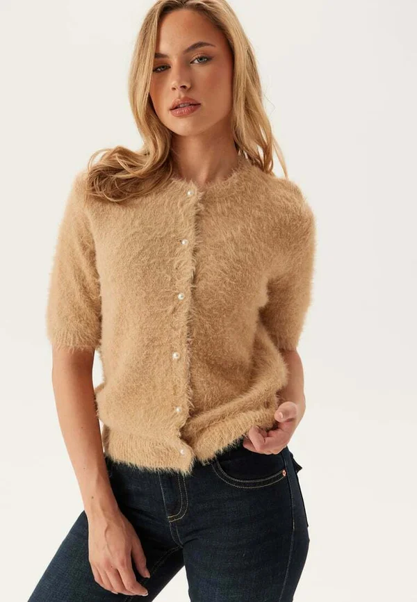 SHORT - Cardigan - beige