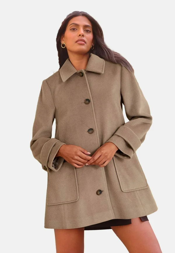 Short coat - mink brown