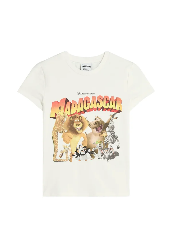 SHORT-SLEEVE MADAGASCAR  - Print T-shirt - white
