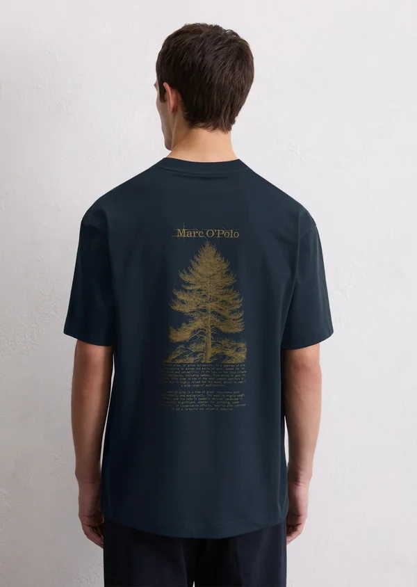 SHORT SLEEVE RELAXED FIT ARTWORK - Print T-shirt - dark navy