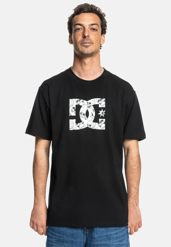SHORT SLEEVES   - Print T-shirt - kvj black