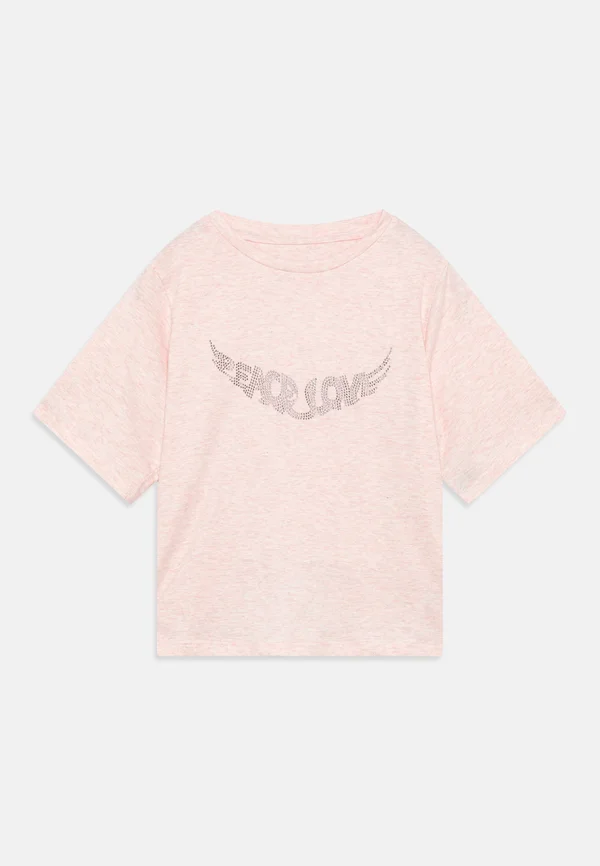 SHORT SLEEVES - Print T-shirt - mauve morn