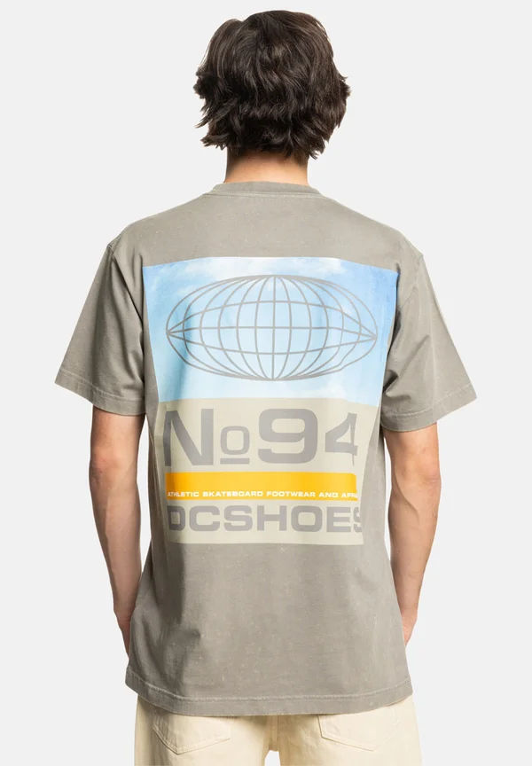 SHORT SLEEVES   - Print T-shirt - smaw moon mist rain wash