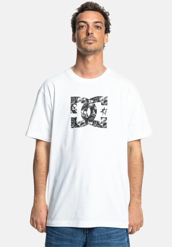 SHORT SLEEVES   - Print T-shirt - wbb white