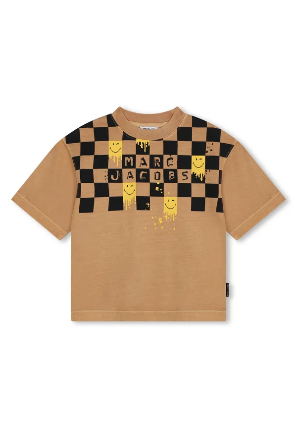 SHORT SLEEVES TEE - Print T-shirt - stone