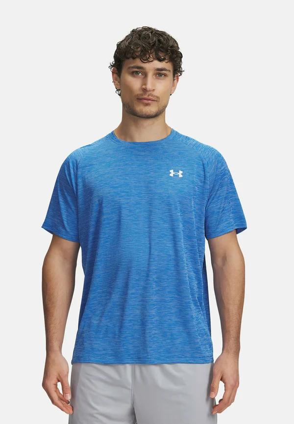 SHORT-SLEEVES UA TECH TEXTURED SS - Basic T-shirt - blue atlantis