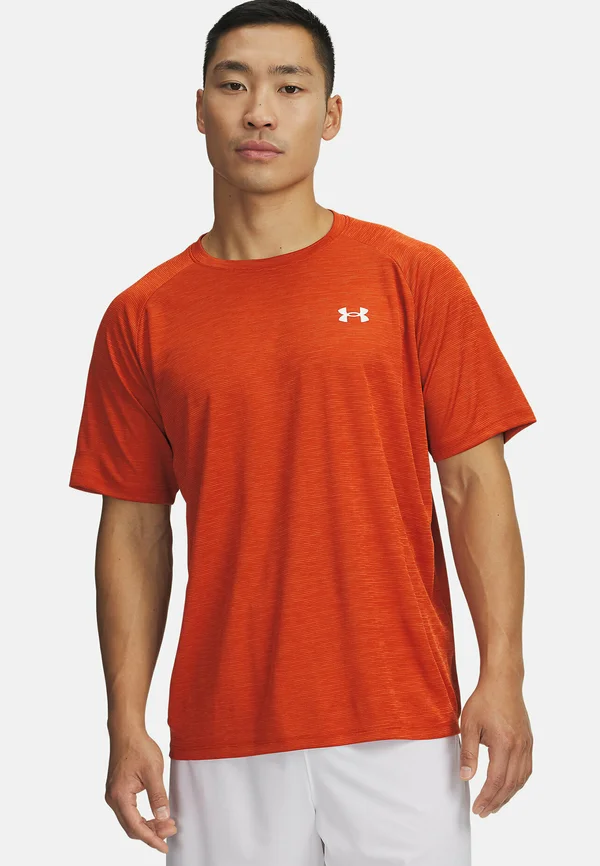 SHORT-SLEEVES UA TECH TEXTURED SS - Basic T-shirt - orange base
