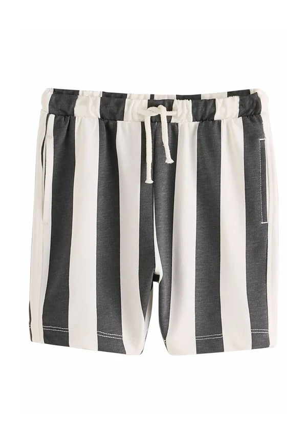 Shorts - black and white stripe