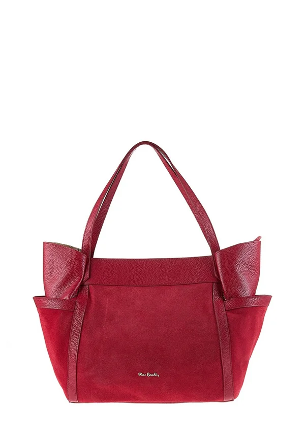 SHOULDER - Tote bag - ruby