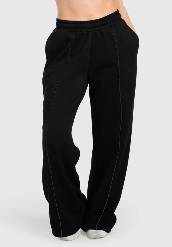 SIARA - Tracksuit bottoms - schwarz uni