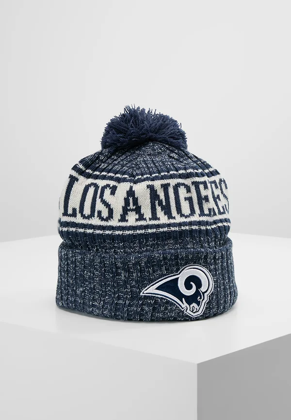 SIDELINE BOBBLE KNIT HOME - Beanie - blue