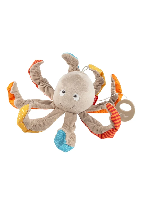 SIGIKID SPIELUHR OKTOPUS - MELODIE: PIRATES OF THE CARIBBEAN - Cuddly toy - grau