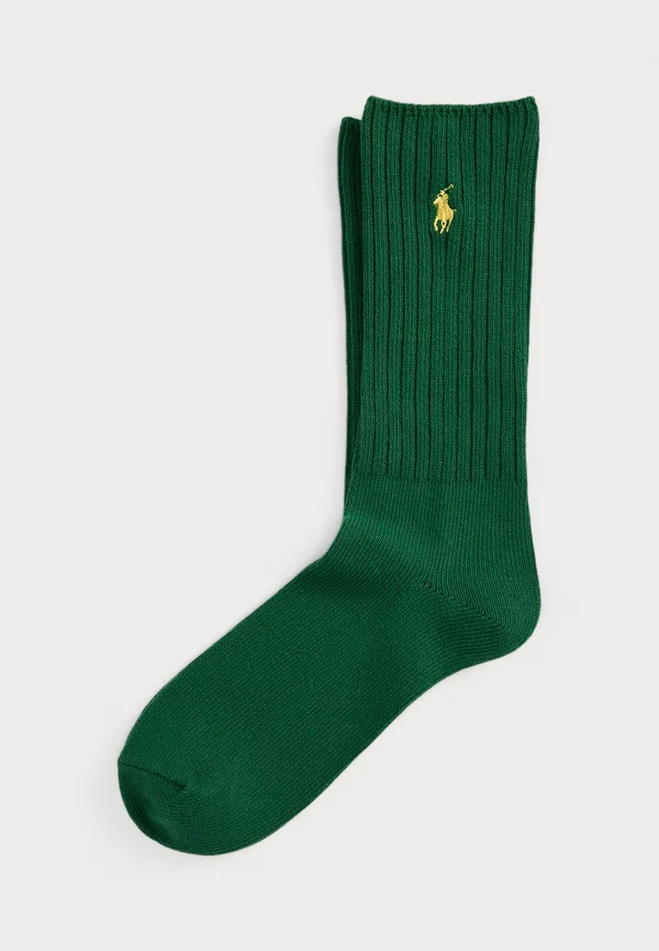 SIGNATURE PONY COTTON-BLEND CREW SOCKS - Socks - everglade