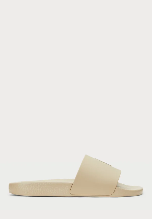 SIGNATURE PONY SLIDE UNISEX - Pool shoes - coastal beige