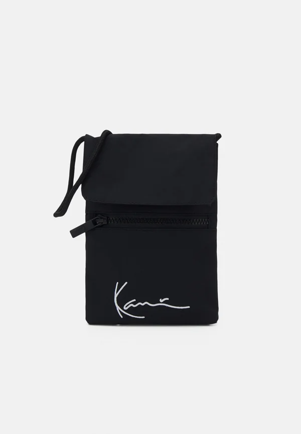 SIGNATURE POUCH BAG UNISEX - Cross body bag - black