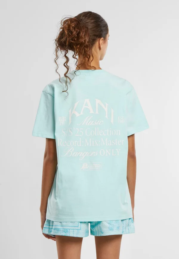 SIGNATURE - Print T-shirt - turquoise