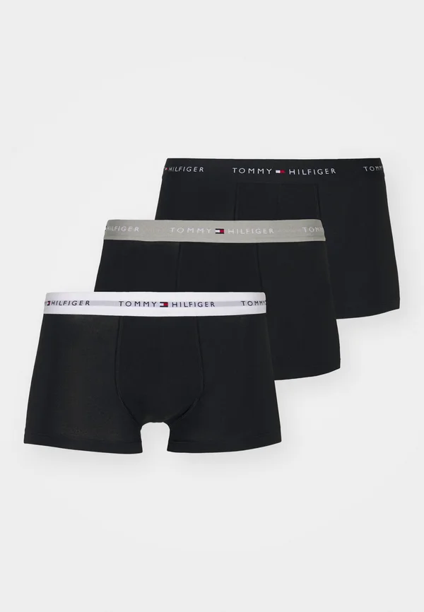 SIGNATURE TRUNK 3 PACK - Trunks - grey heather/black/white