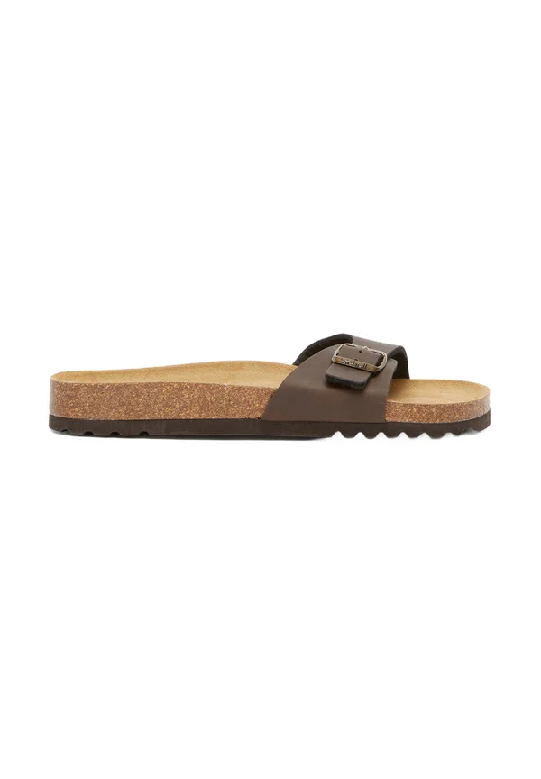 SIMON - Mules - dk brown