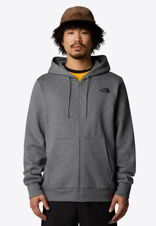 SIMPLE DOME - Zip-up sweatshirt - tnf medium grey heather