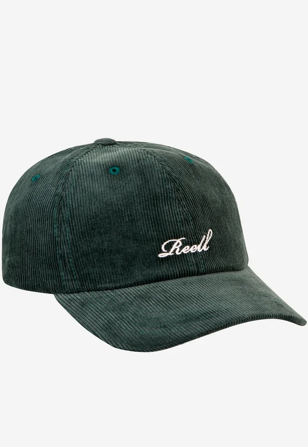 SINGLE SCRIPT - Cap - dark green ribcord