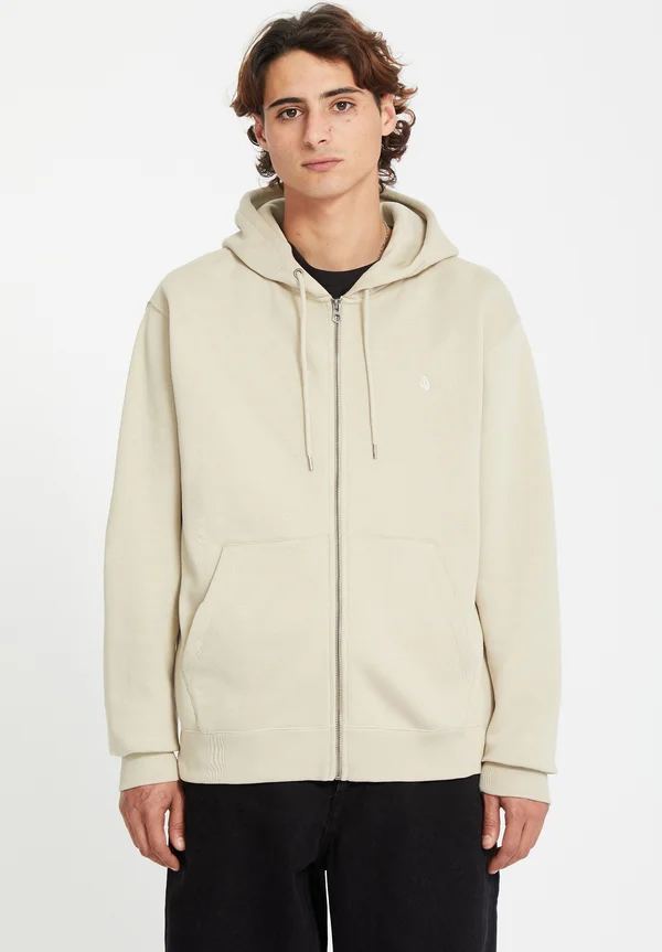 SINGLE STONE FULL ZIP - Zip-up sweatshirt - light khaki