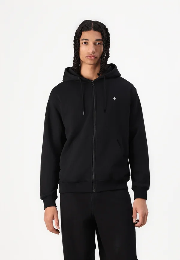 SINGLE STONE ZIP - Zip-up sweatshirt - black