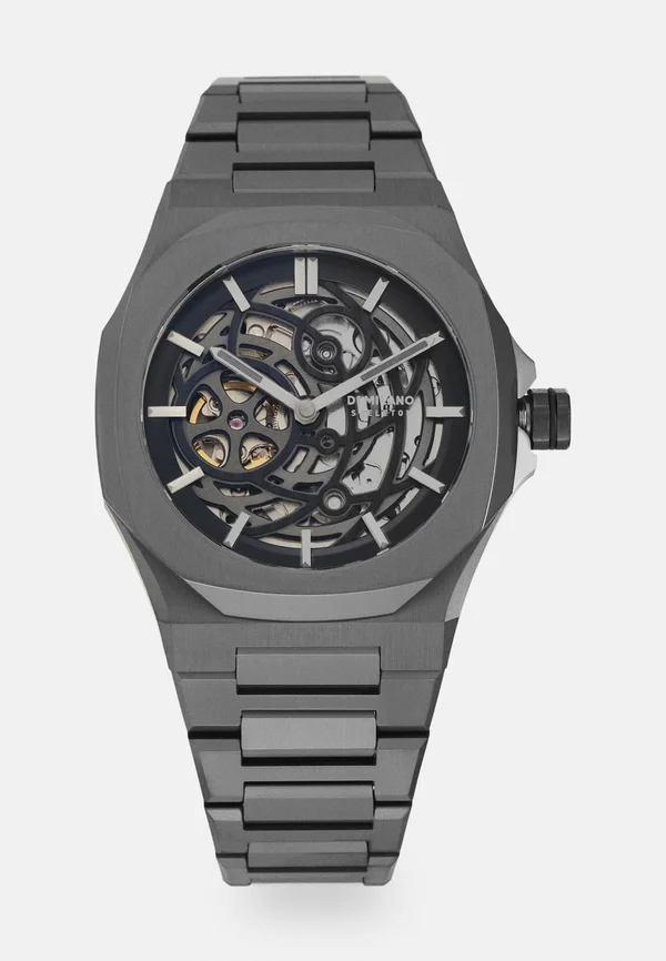 SKELETON BRACELET - Watch - gun metal