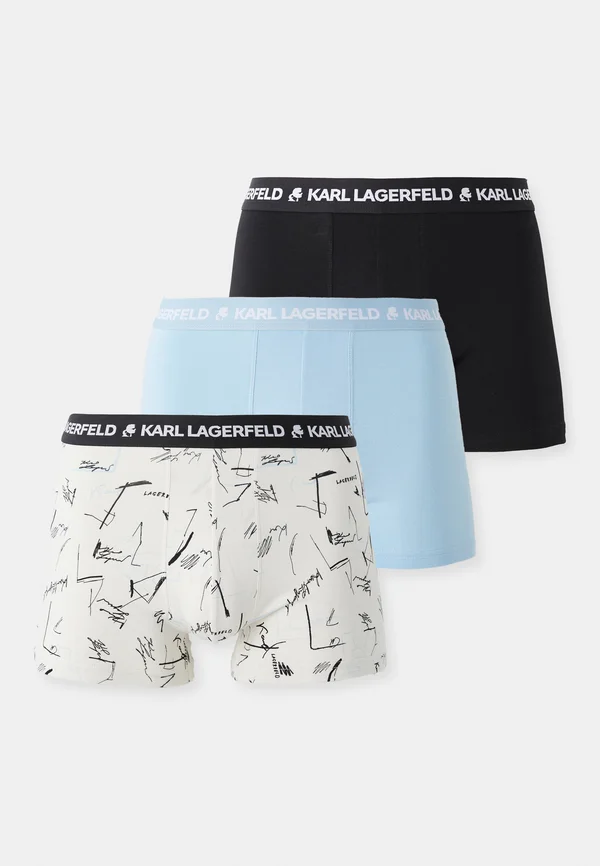 SKETCH LOGO TRUNK 3 PACK - Trunks - black