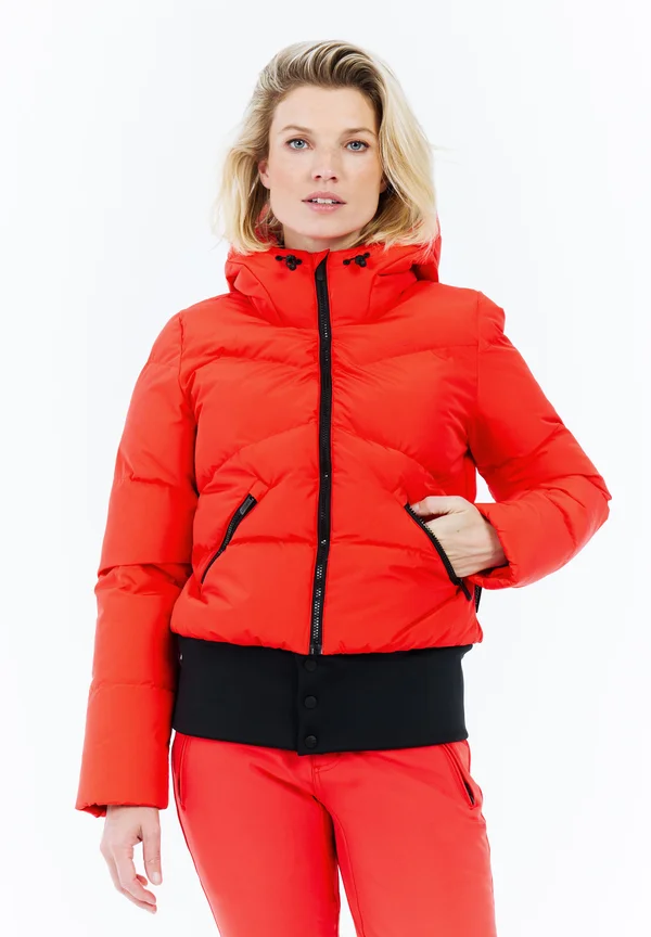 Ski jacket - poppy red