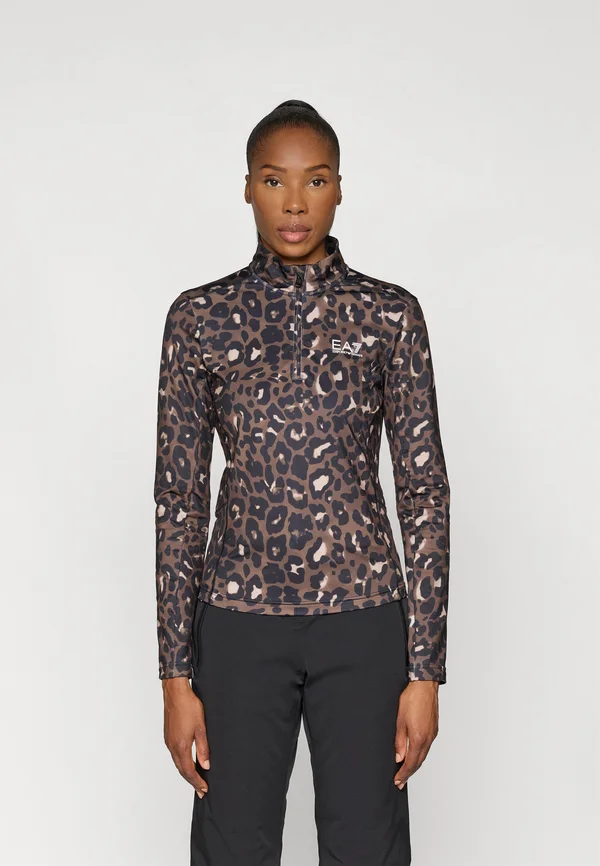 SKI KITZBUHEL POWERSTRETCH TOP - Long sleeved top - fancy brown