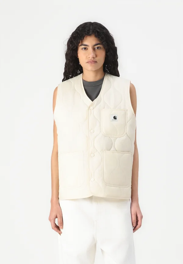 SKYLER VEST - Waistcoat - natural