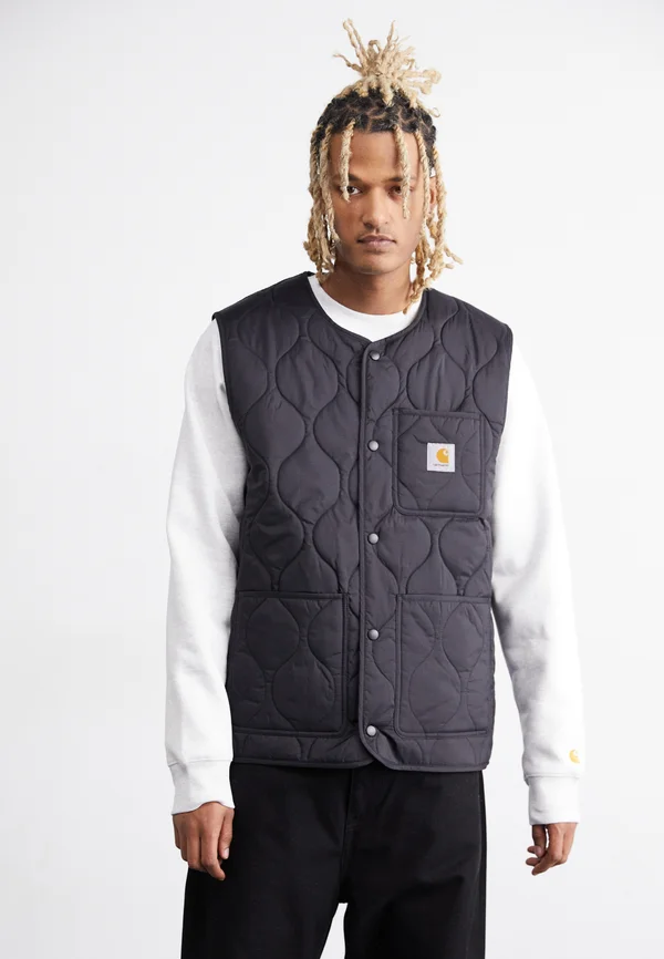 SKYTON VEST - Waistcoat - black