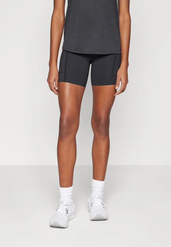 SLEEK POCKET HIGH RISE SHORT  - Short running tights - black
