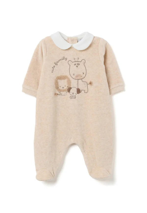 Sleep suit - beige marl