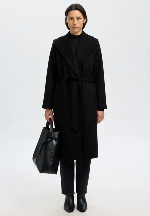SLFROSA NOOS - Classic coat - black