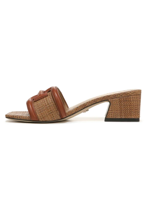 SLIDES WAYLON - Heeled mules - rich cognac