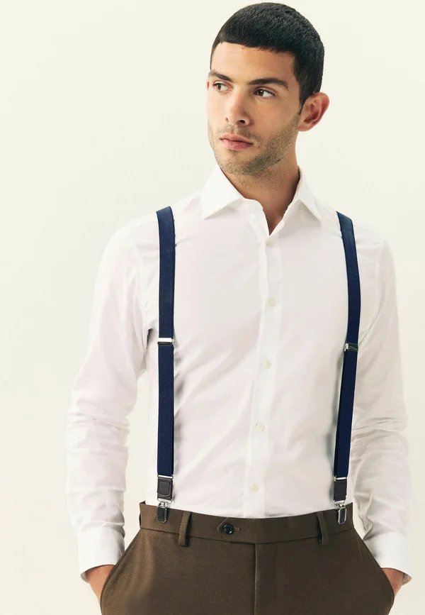 SLIM BRACES - Belt - navy blue