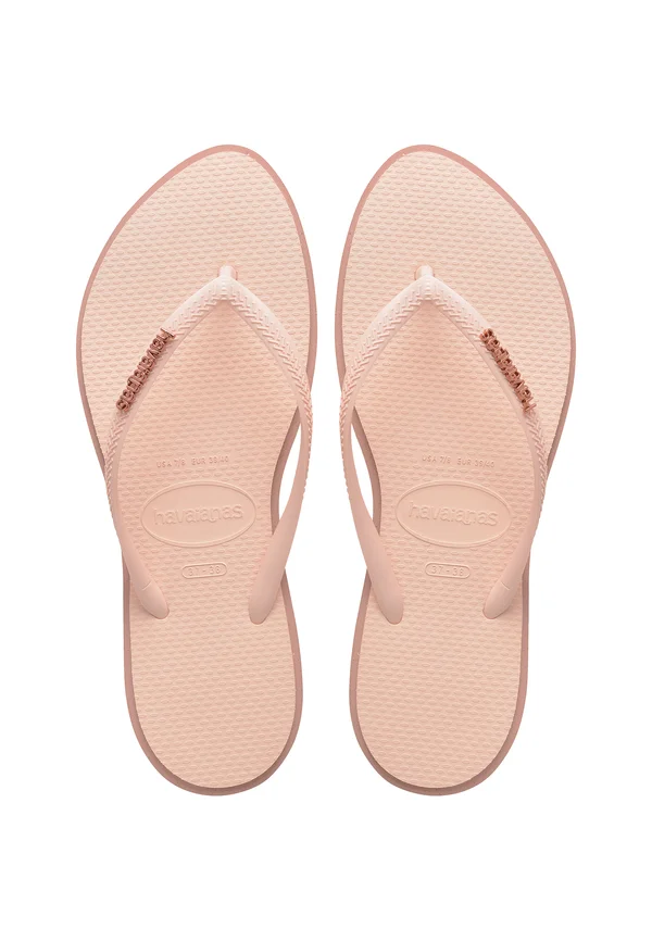 SLIM POINT - T-bar sandals - crocus rose