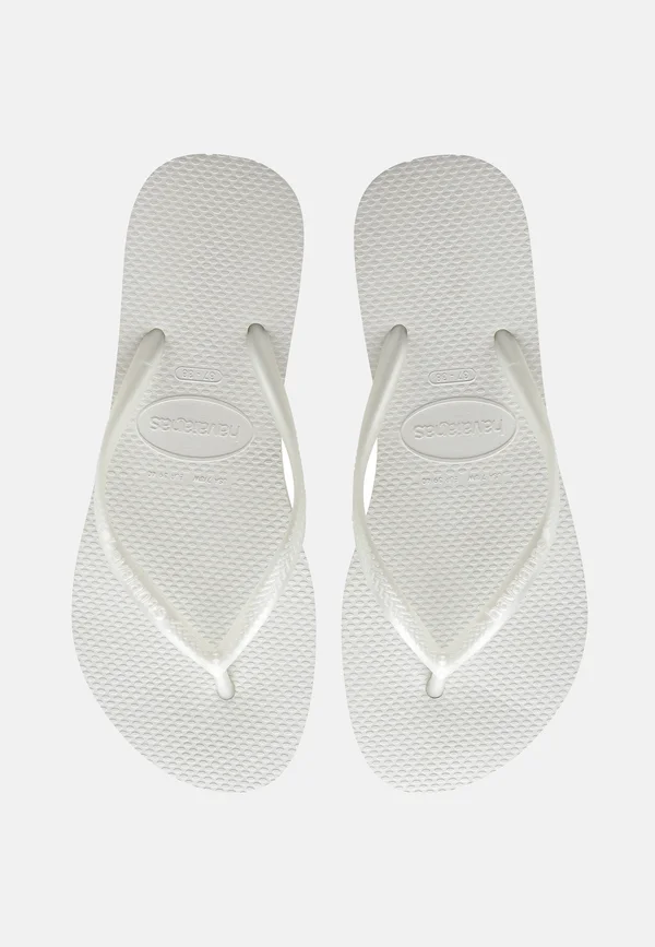 SLIM - T-bar sandals - white