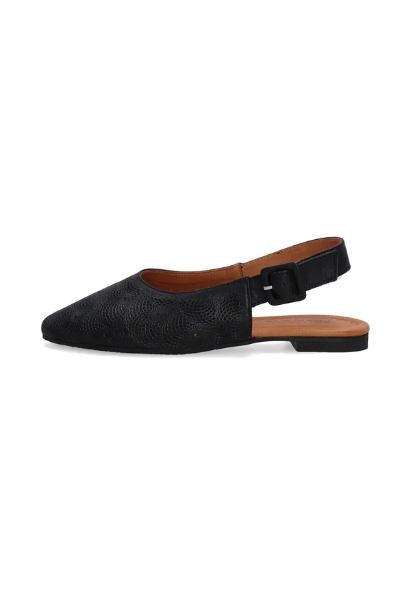 Slingback ballet pumps - black