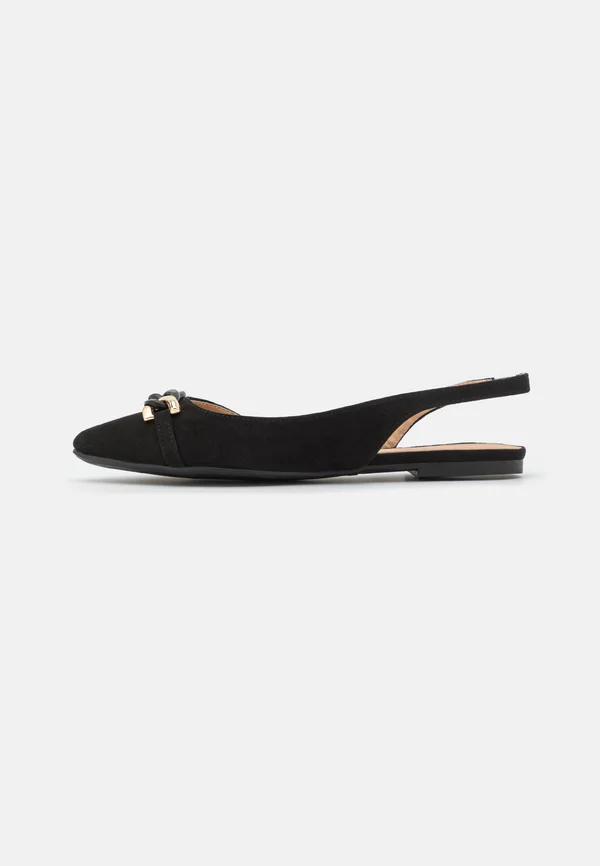 Slingback ballet pumps - black