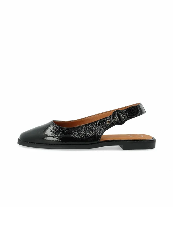 Slingback ballet pumps - black