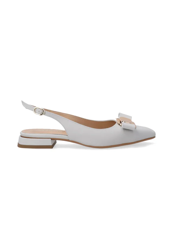 Slingback ballet pumps - grey