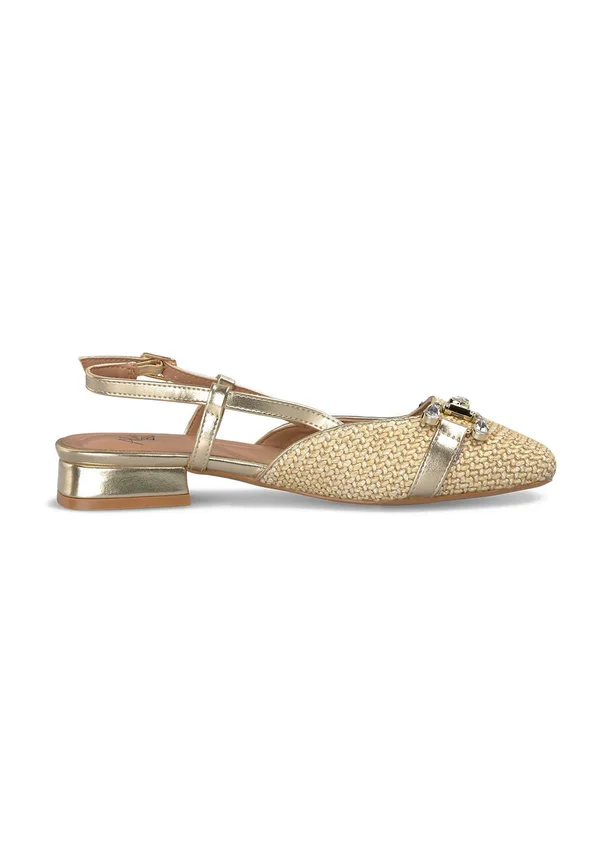 Slingback ballet pumps - marrón
