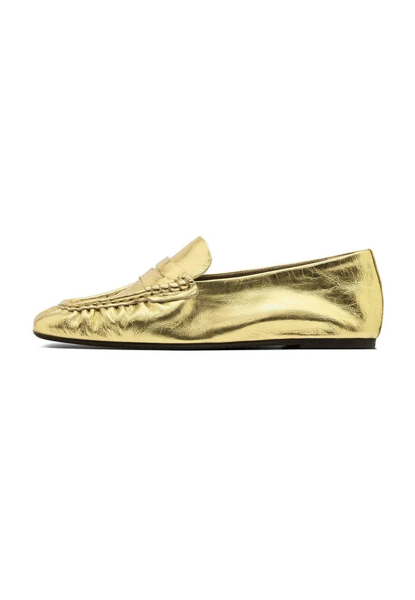 Slip-ons - gold-coloured