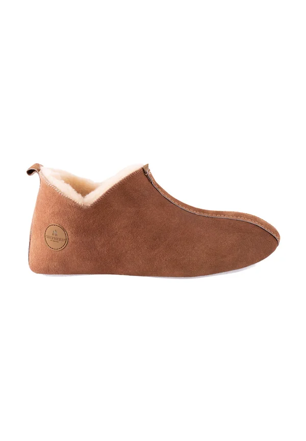 Slippers - cognac