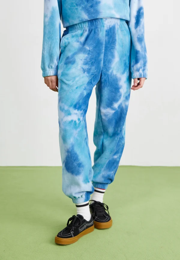 SLUMBER POLAR  - Tracksuit bottoms - blue tie dye